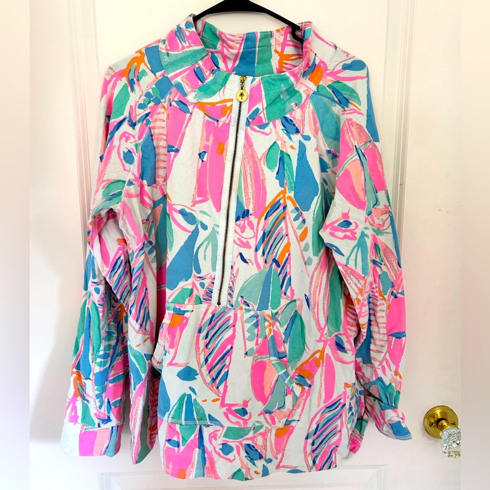 Lilly Pulitzer Sail Boat Popover XL